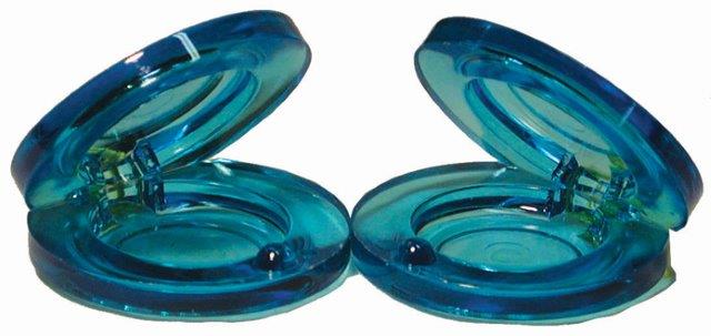 FINGER CASTANETS TRANSPARENT BLUE PR