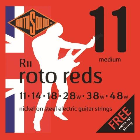 Rotosound R11 Roto Reds Electric Set 11 - 48
