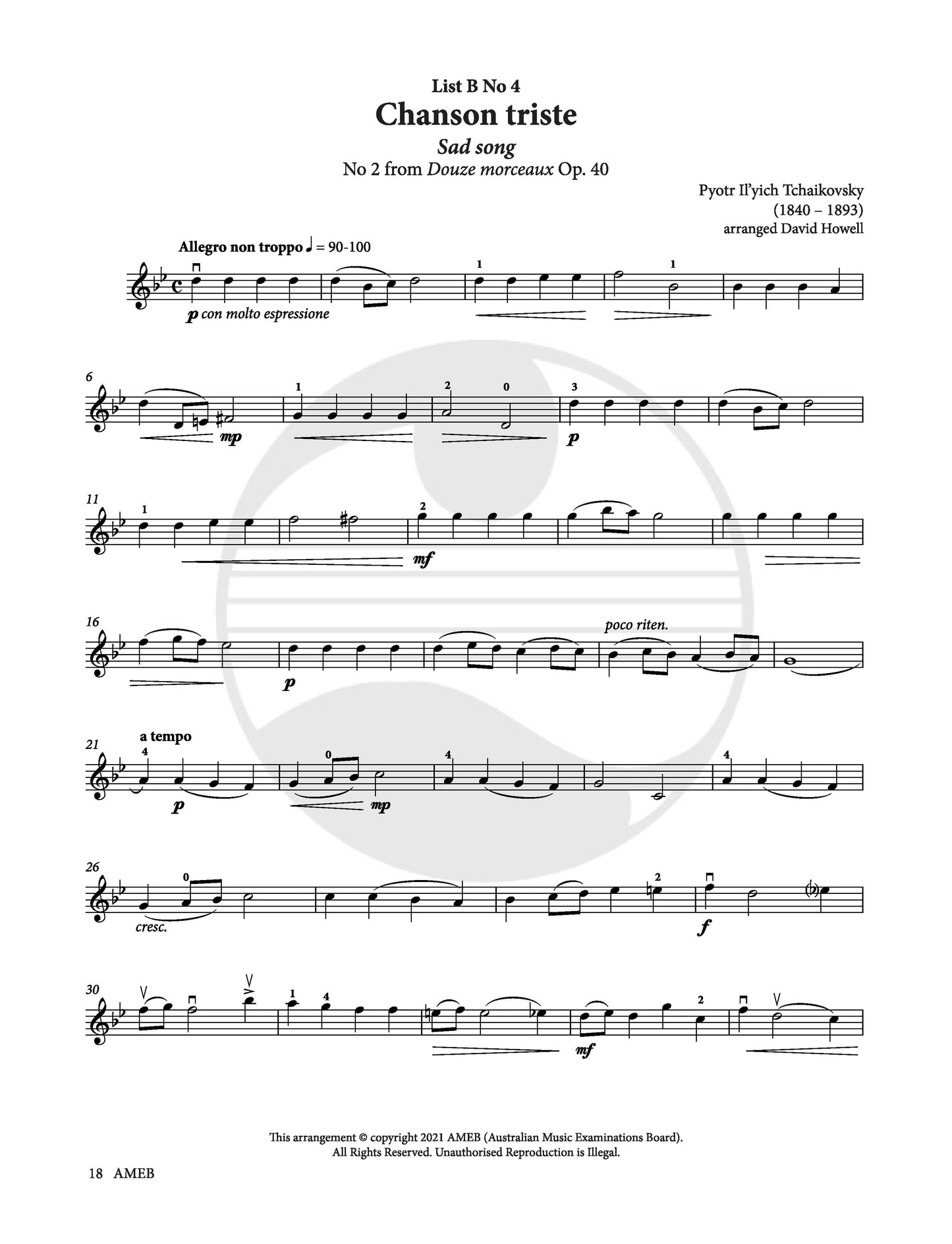 AMEB VIOLIN GRADE 2 SERIES 10