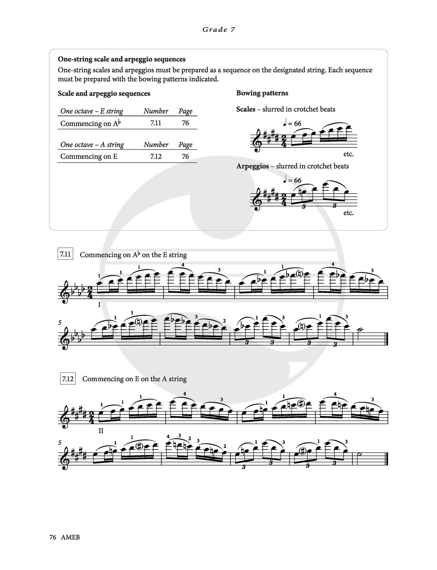 AMEB VIOLIN TECHNICAL WORKBOOK 2021