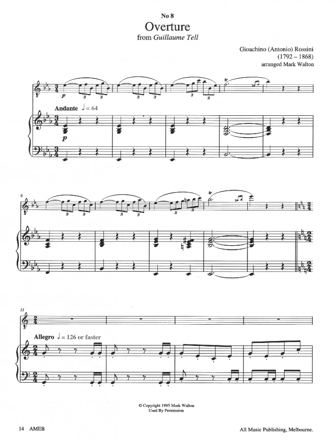 AMEB SAXOPHONE FOR LEISURE GR 4 SER 1 TENOR BK/C