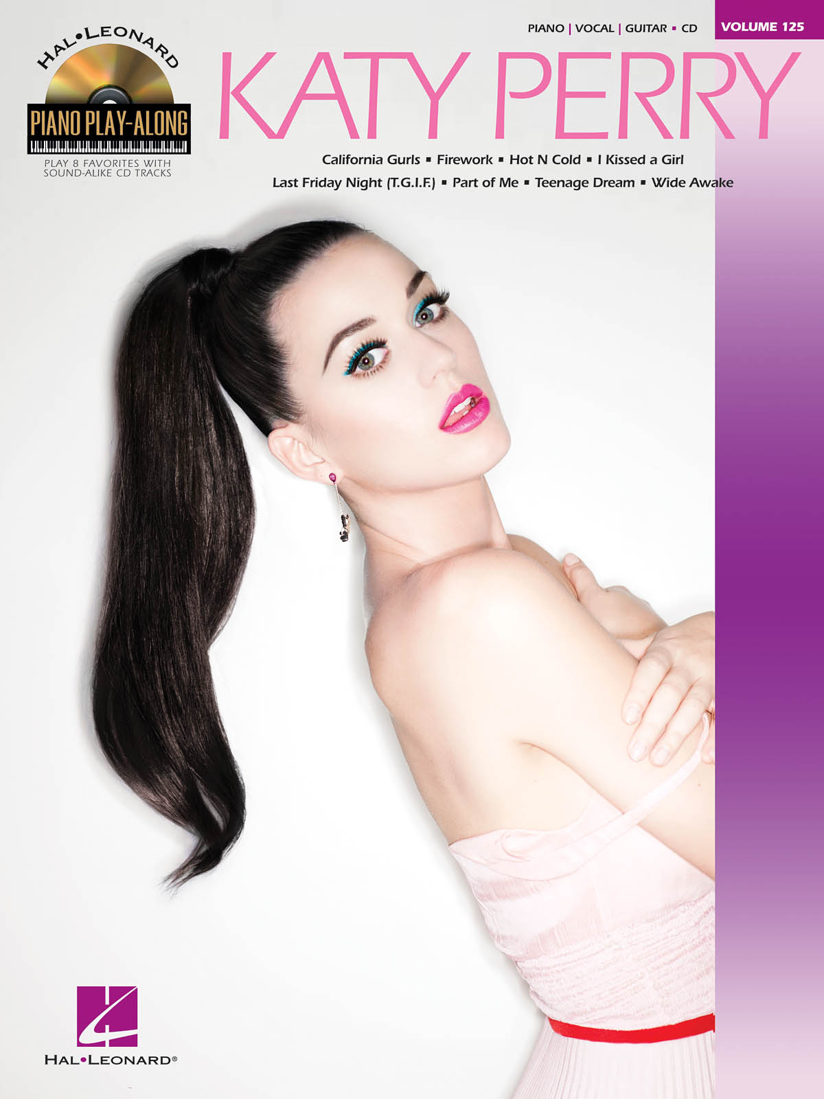 KATY PERRY PIANO PLAY ALONG BK/CD VOL 125