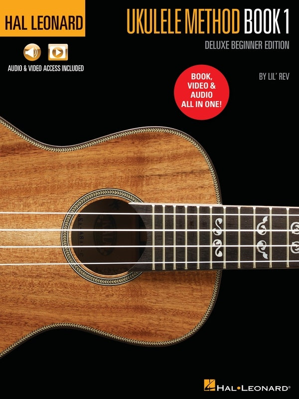 HAL LEONARD UKULELE METHOD DELUXE BEGINNER EDITION BK/OLM