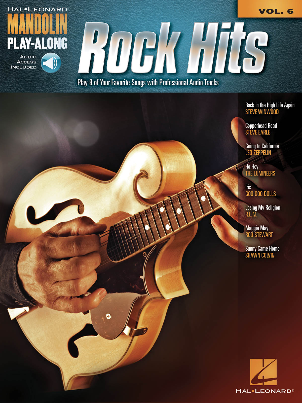 ROCK HITS MANDOLIN PLAY ALONG V6 BK/OLA