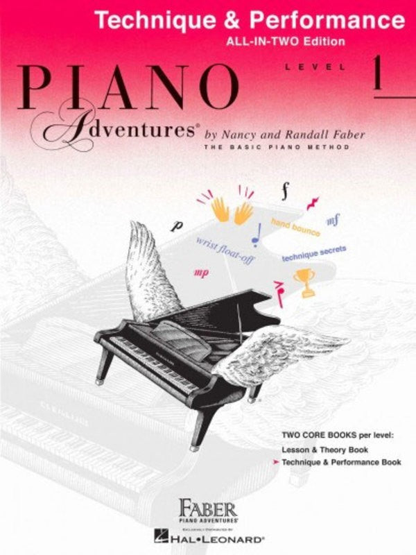 PIANO ADVENTURES ALL IN TWO LVL 1 TECHNIQUE