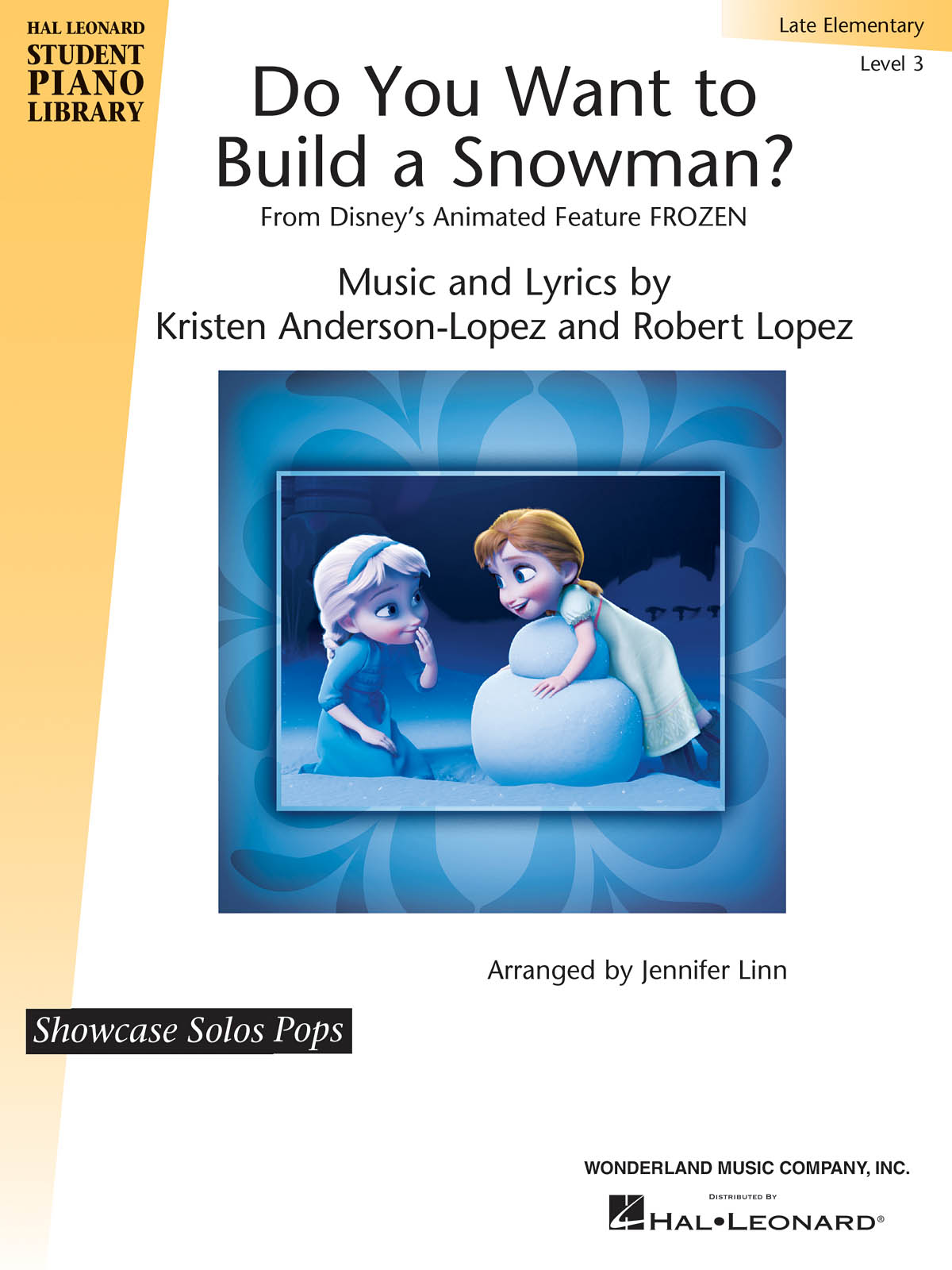 DO YOU WANT TO BUILD A SNOWMAN? EASY PNO