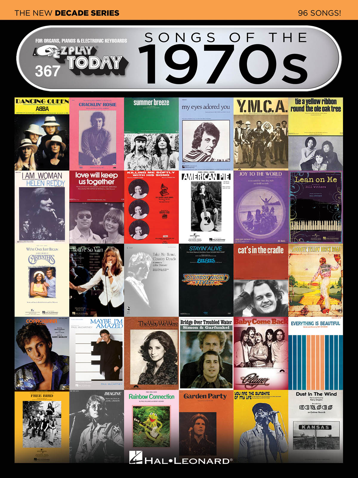 EZ PLAY 367 SONGS OF 1970S NEW DECADE SERIES