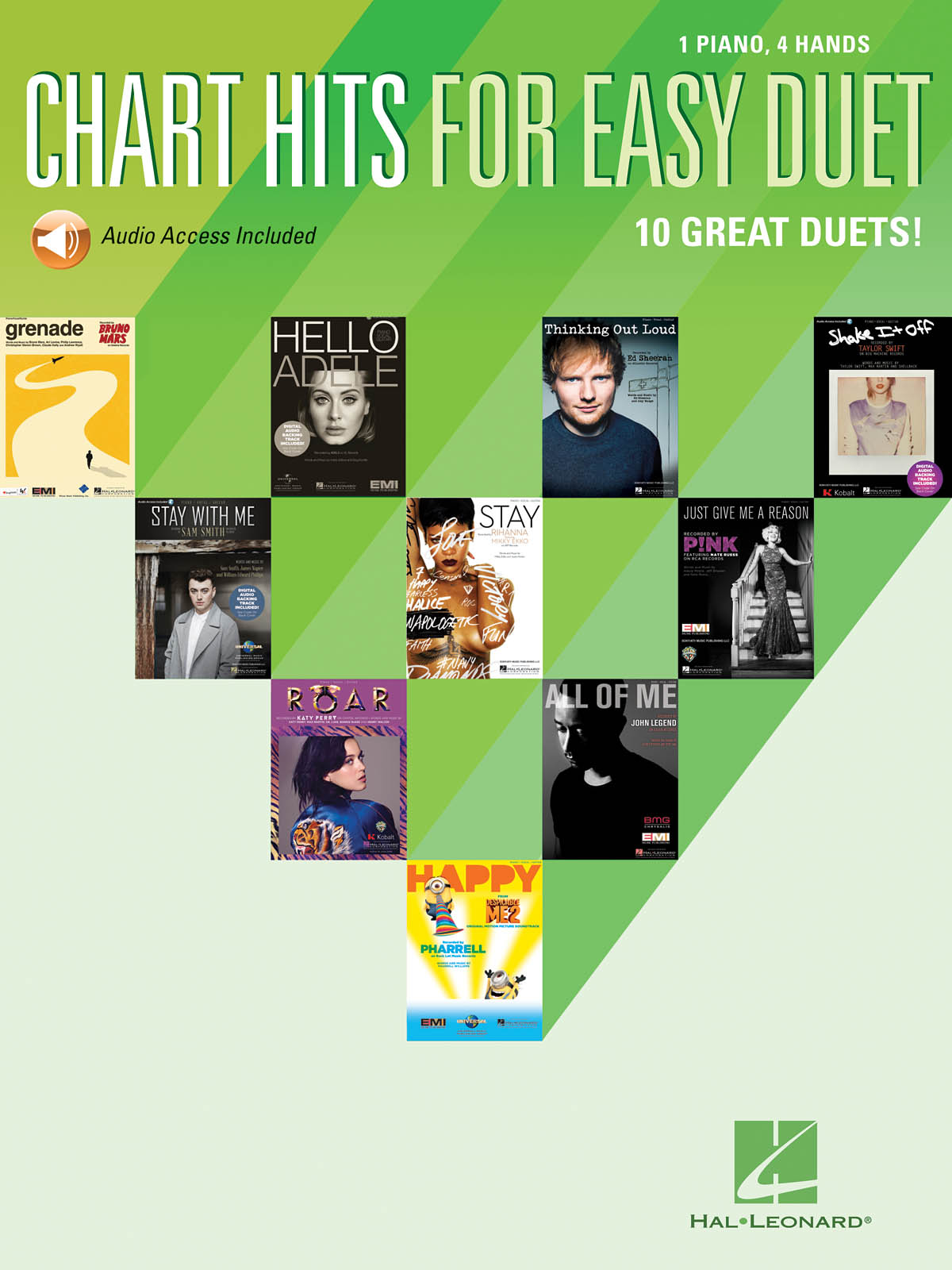 CHART HITS FOR EASY DUET BK/OLA