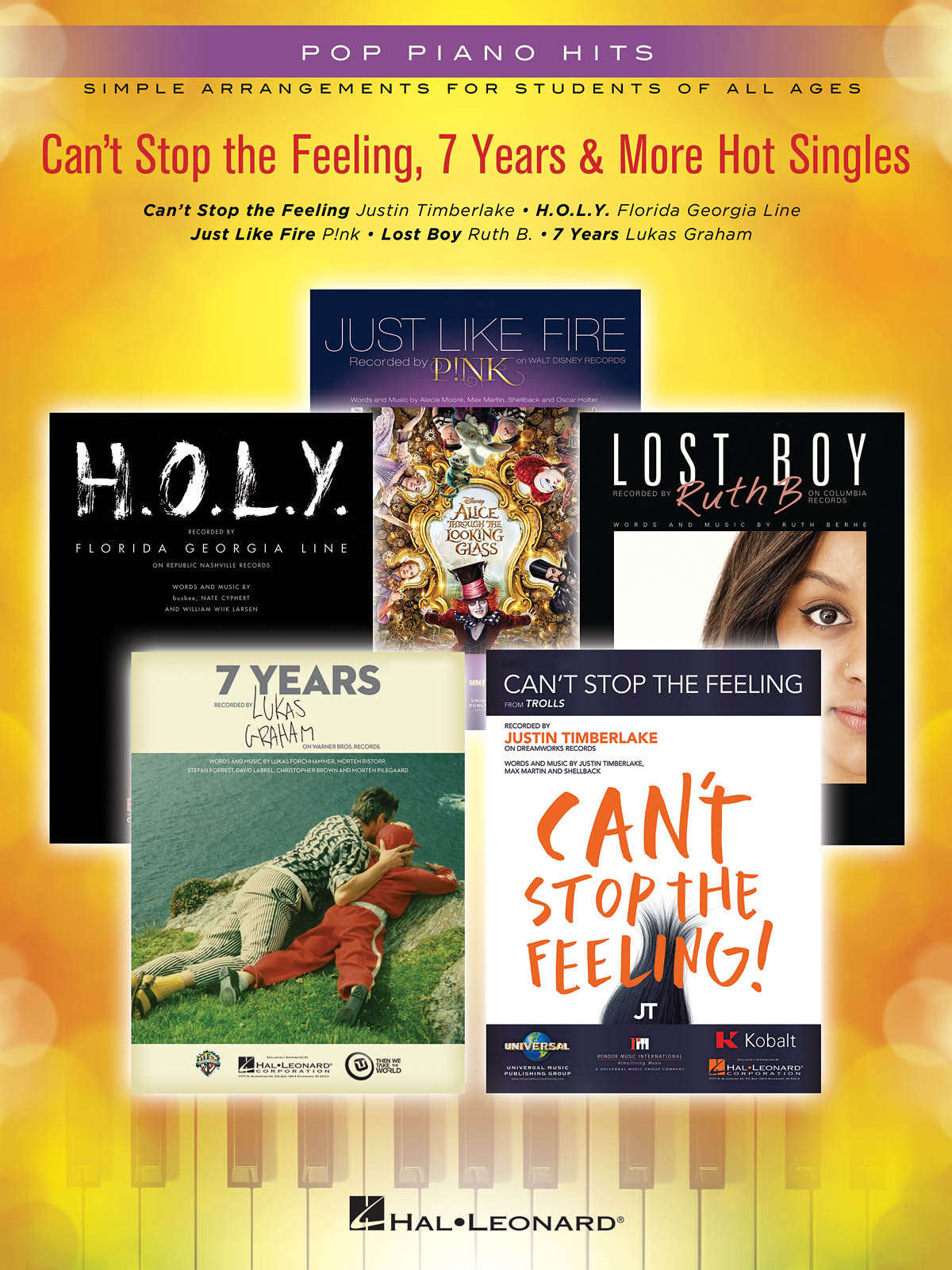 CANT STOP THE FEELING 7 YEARS & MORE HOT SINGLES