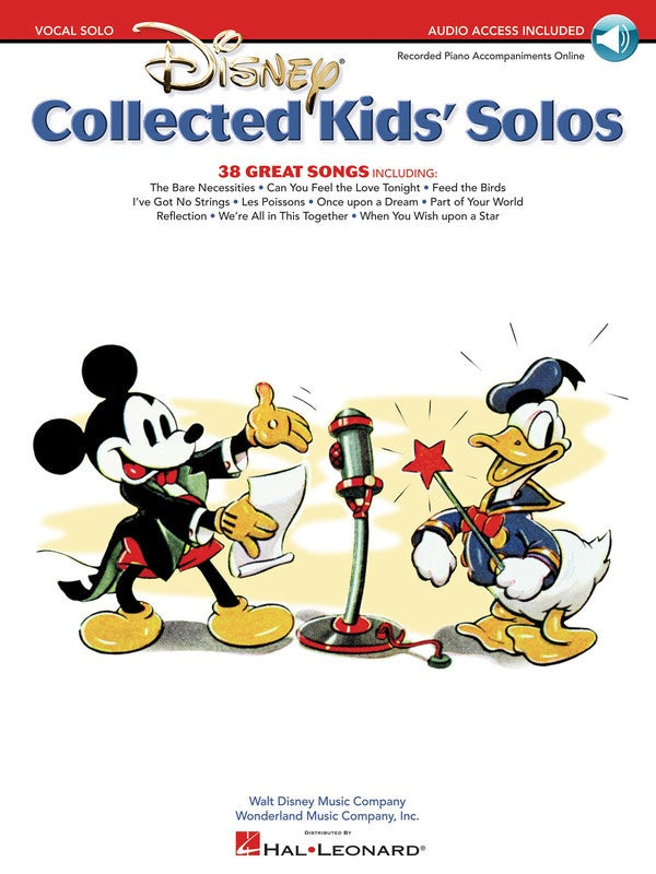 DISNEY COLLECTED KIDS SOLOS BK/CD