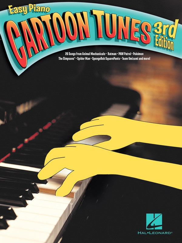 CARTOON TUNES EASY PIANO 3RD EDITION
