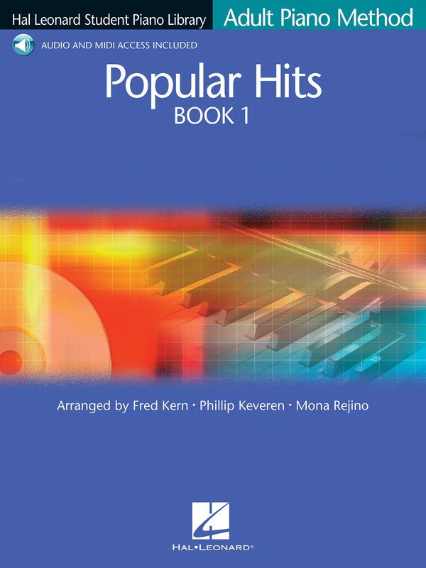 HLSPL ADULT PIANO POPULAR HITS 1 BK/CD