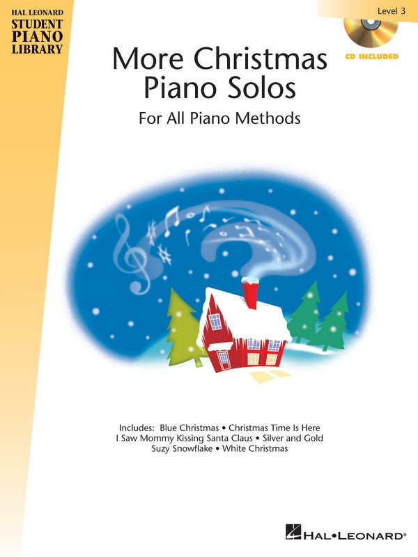 HLSPL MORE CHRISTMAS PIANO SOLOS LEVEL 3 BK/CD