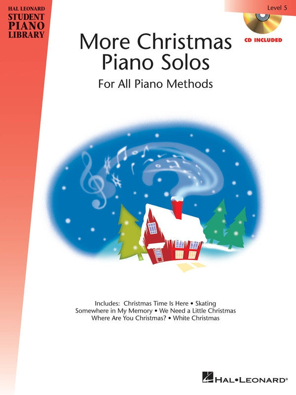 HLSPL MORE CHRISTMAS PIANO SOLOS LEVEL 5 BK/CD