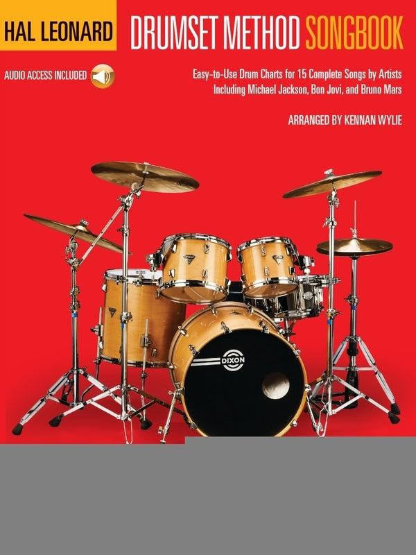 HAL LEONARD DRUMSET METHOD SONGBOOK BK/OLA