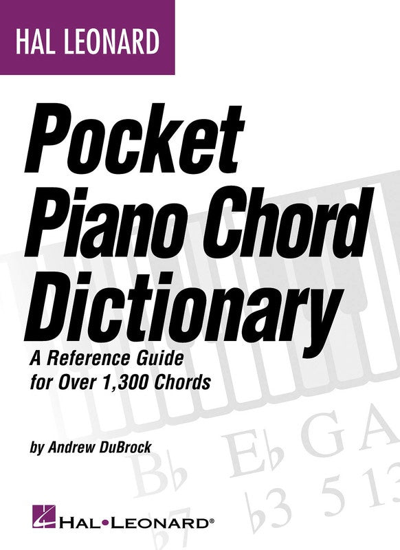 POCKET PIANO CHORD DICTIONARY