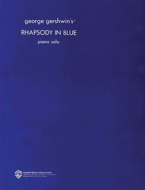 RHAPSODY IN BLUE PIANO SOLO