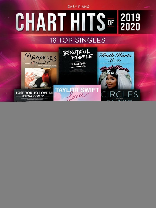 CHART HITS OF 2019-2020 EASY PIANO