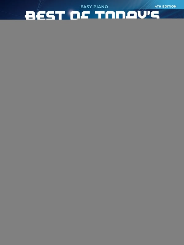 BEST OF TODAYS MOVIE HITS EASY PIANO 4TH EDITION