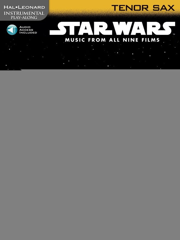 STAR WARS INSTRUMENTAL PLAYALONG TENOR SAX BK/OLA