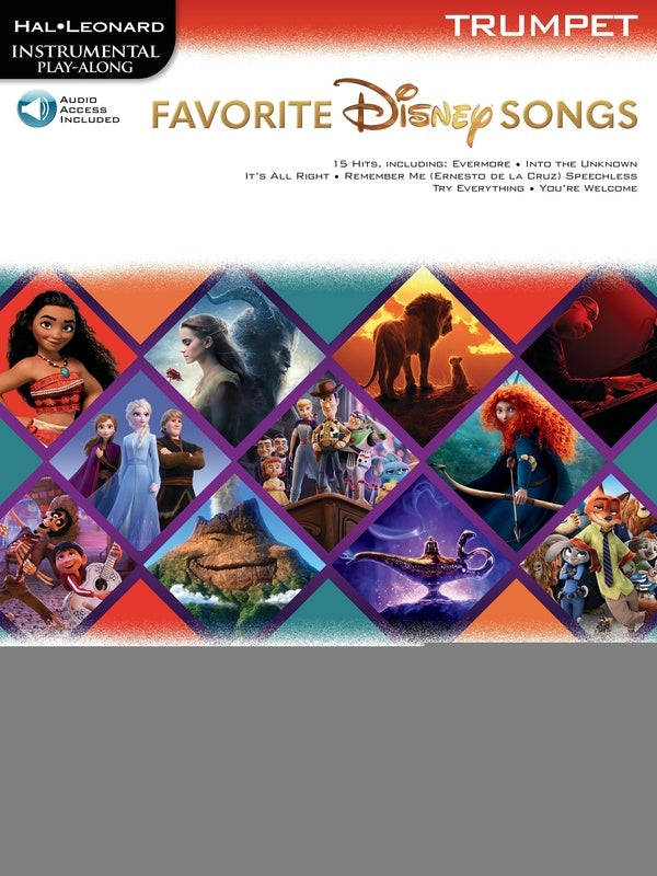 FAVORITE DISNEY SONGS FOR TRUMPET BK/OLA