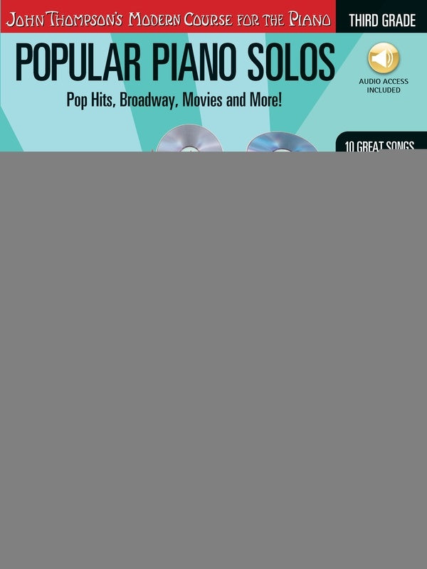 POPULAR PIANO SOLOS - GRADE 3 - BOOK/CD PACK