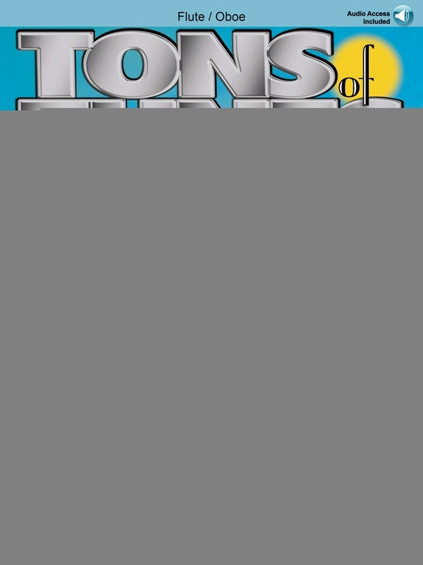 TONS OF TUNES FOR BEGINNERS BK/CD FLUTE/OBOE