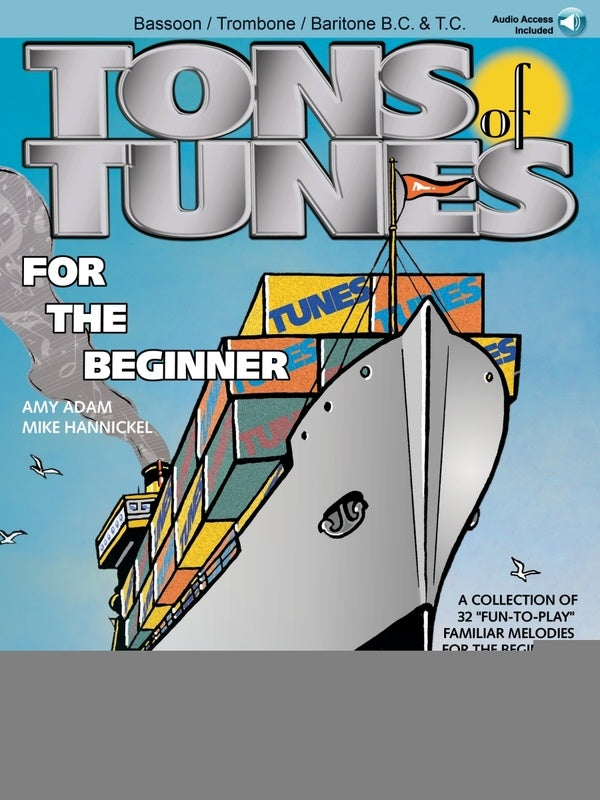 TONS OF TUNES BEGINNERS TROMBONE/BASSOON BK/CD