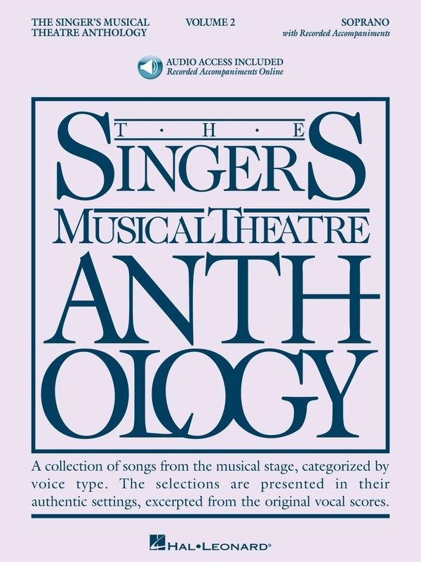SINGERS MUSICAL THEATRE ANTHOLOGY BK 2 BK/2CD