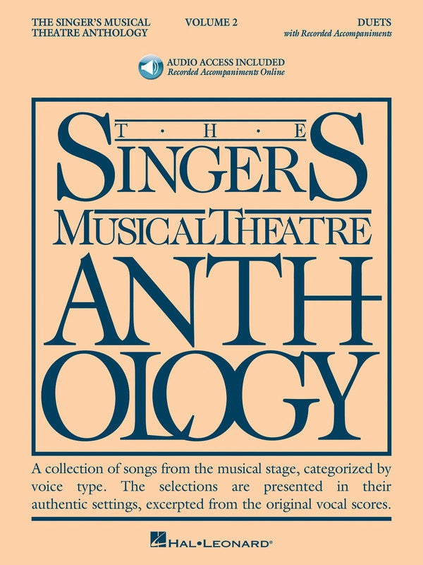SINGERS MUSICAL THEATRE ANTHOLOGY BK 2 BK/2CD
