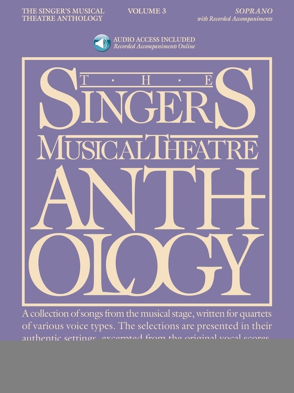 SINGERS MUSICAL THEATRE ANTHOLOGY BK 3 BK/2CD