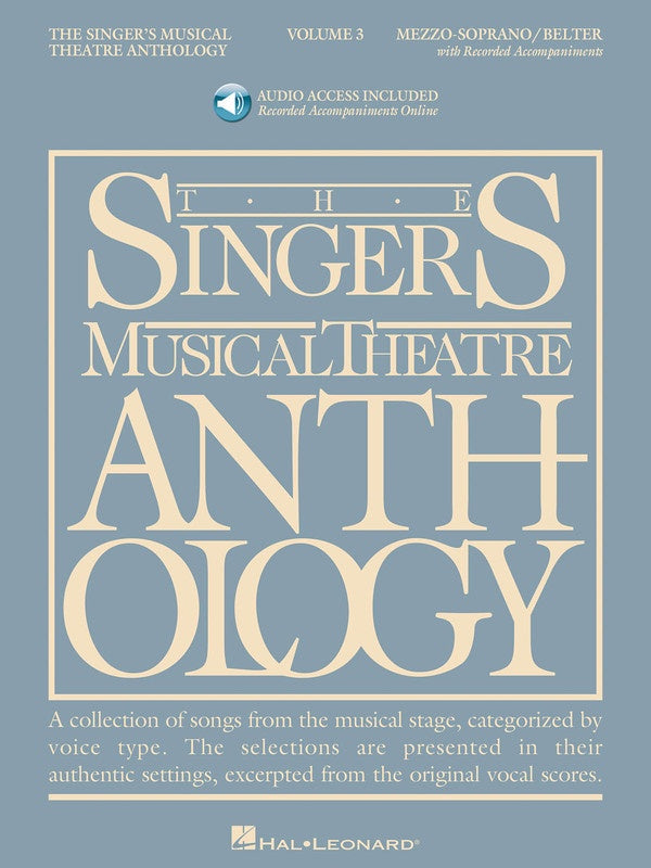 SINGERS MUSICAL THEATRE ANTHOLOGY BK 3 BK/2CD