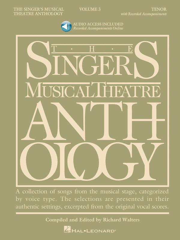 SINGERS MUSICAL THEATRE ANTHOLOGY BK 3 BK/2CD