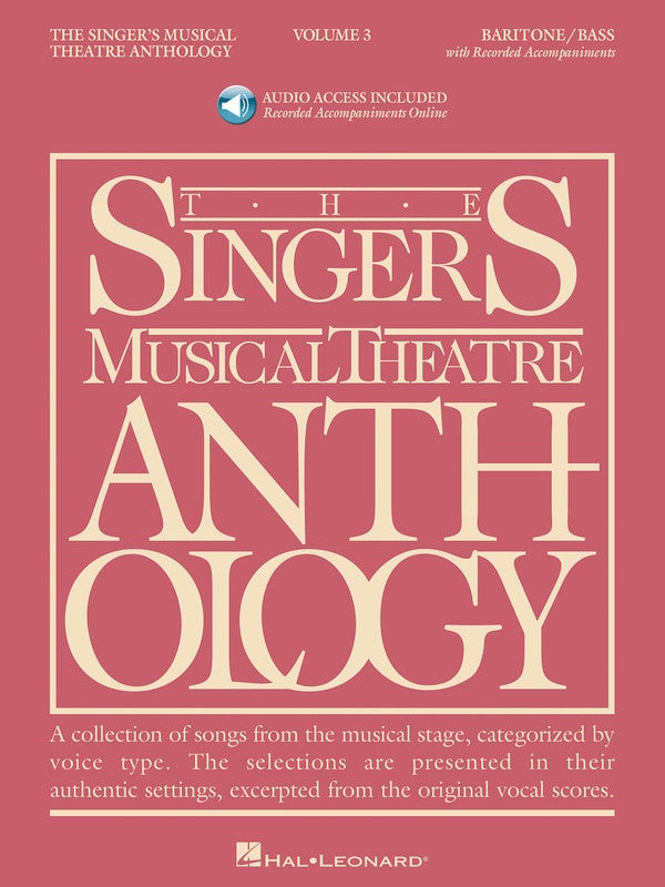 SINGERS MUSICAL THEATRE ANTHOLOGY BK 3 BK/2CD