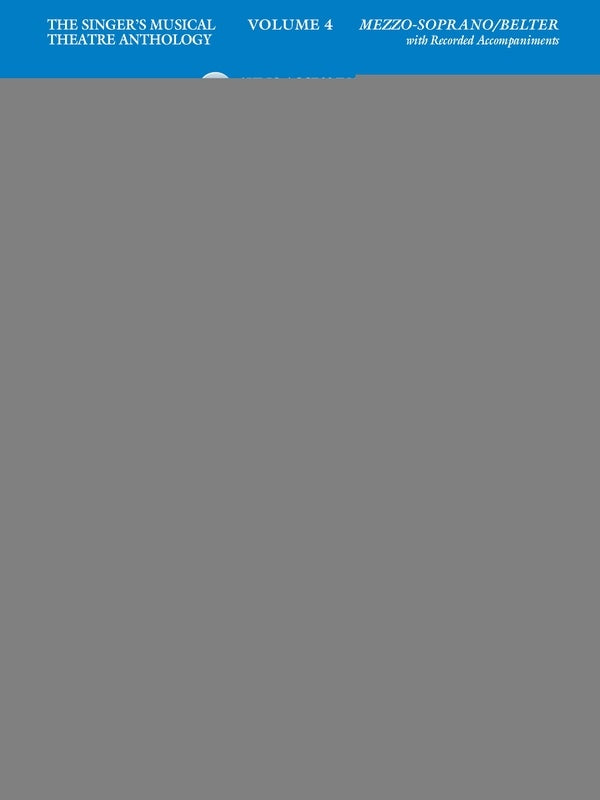 SINGERS MUSICAL THEATRE ANTHOLOGY BK 4 BK/2CD