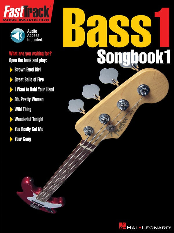 FASTTRACK BASS SONGBK 1 BK/CD