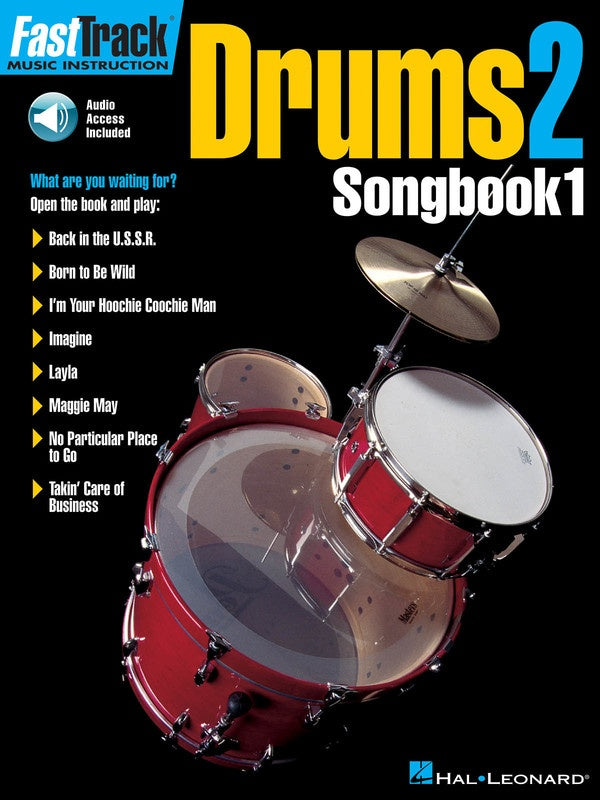 FASTTRACK DRUM SONGBK 2 BK/CD