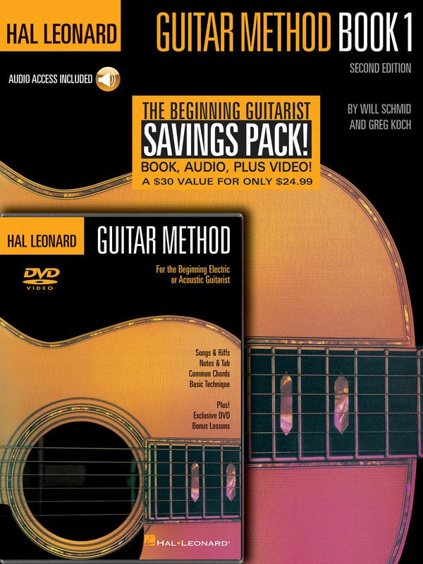HL GUITAR METHOD BEG PACK BK 1/CD/DVD