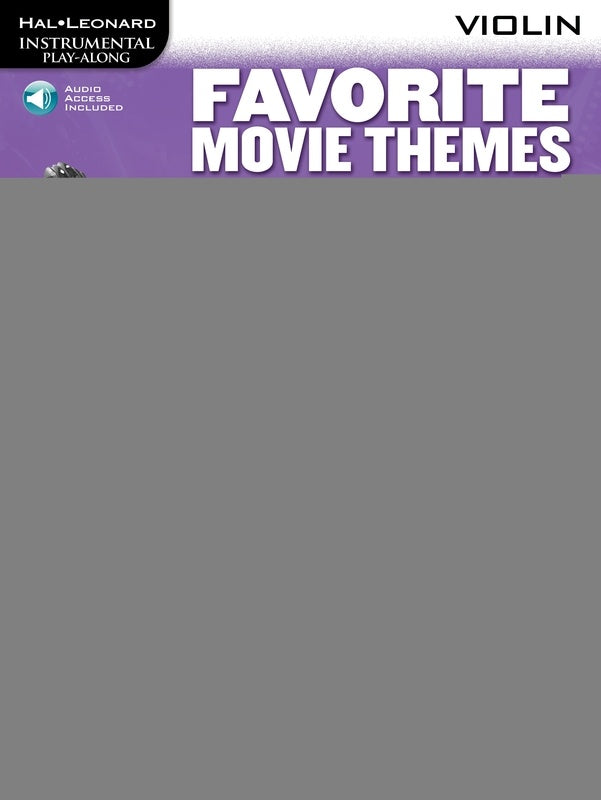 FAVORITE MOVIE THEMES VIOLIN BK/CD