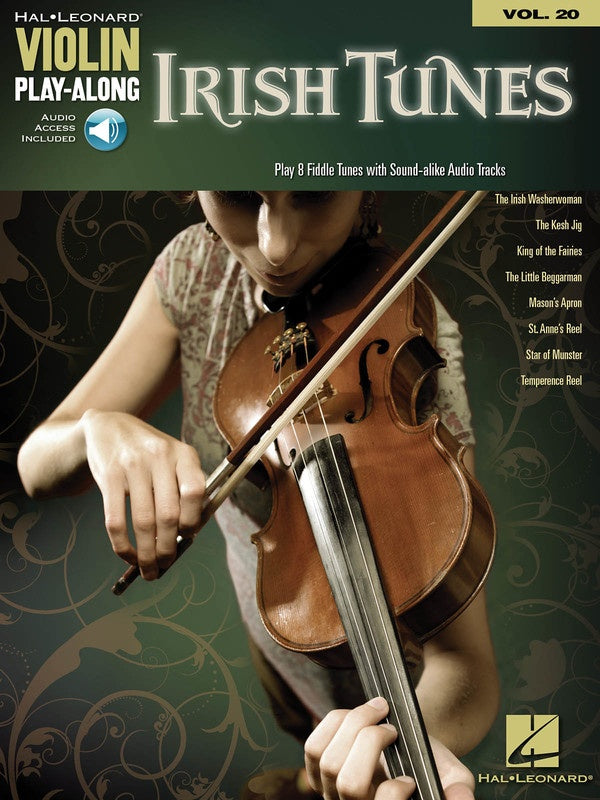 IRISH TUNES VIOLIN PLAY ALONG BK/CD V20