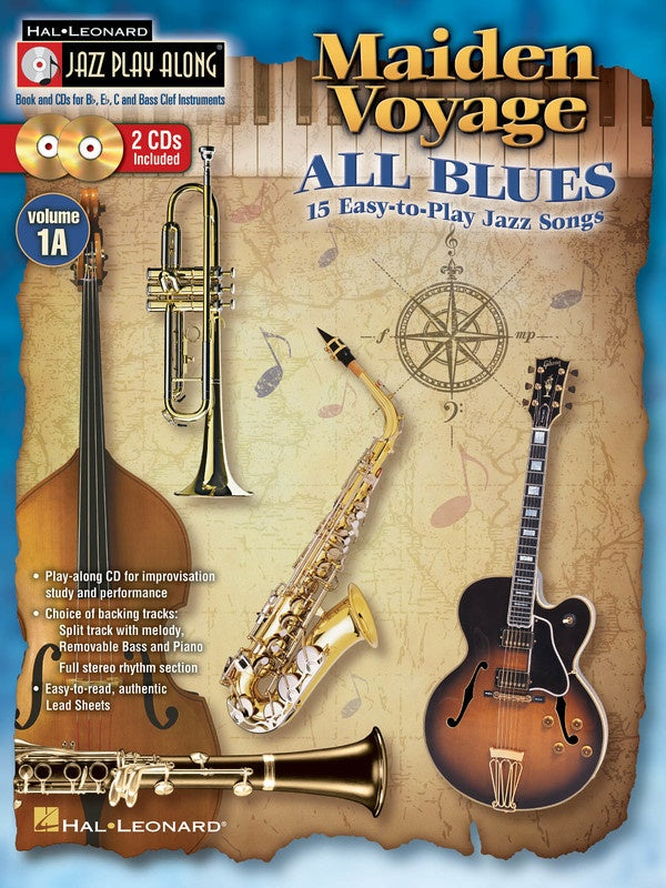 MAIDEN VOYAGE ALL BLUES JAZZ PLAY ALONG V1A BK/2