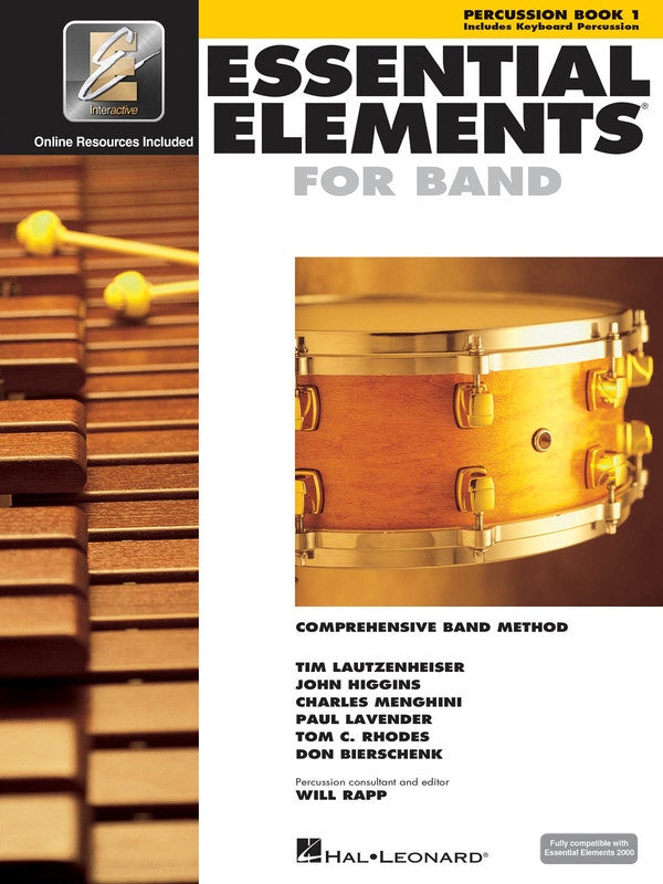 ESSENTIAL ELEMENTS FOR BAND BK 1 PERCUSSION EEI
