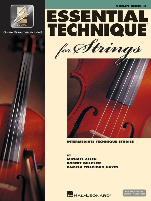 ESSENTIAL TECHNIQUE FOR STRINGS BK 3 VIOLIN EEI