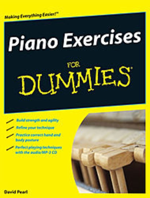 PIANO EXCERCISES FOR DUMMIES BK/CD