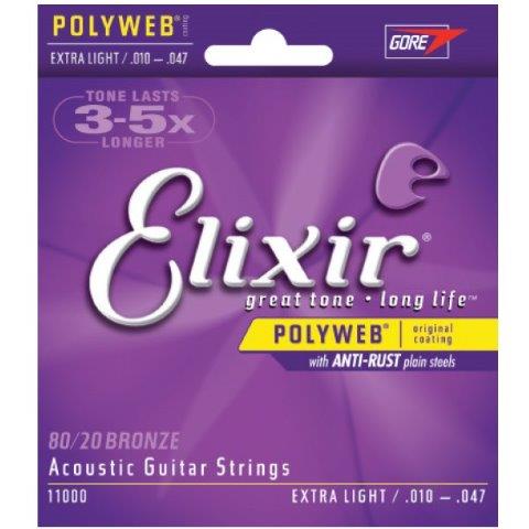 Elixir 11000 Polyweb 80/20 Extra Light 10 - 47