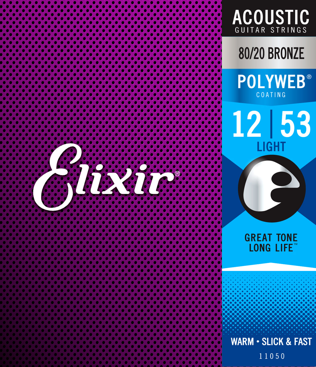 Elixir 11050 Polyweb 80/20 Light 12-53