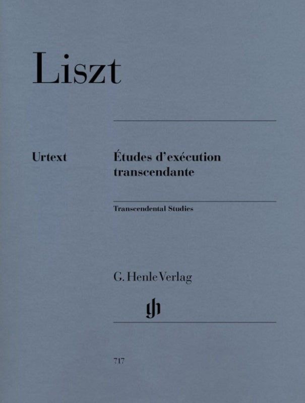 ETUDES DEXECUTION TRANSCENDANTE URTEXT