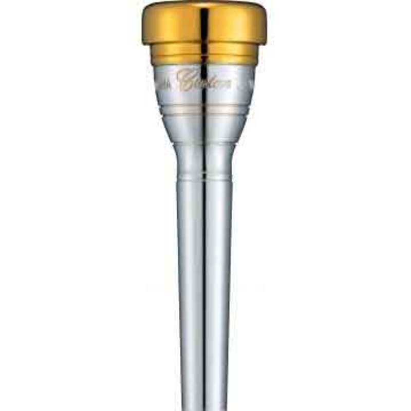 TRUMPET MOUTHPIECE VIZZUTTI SIGNATURE GOLD PLATE