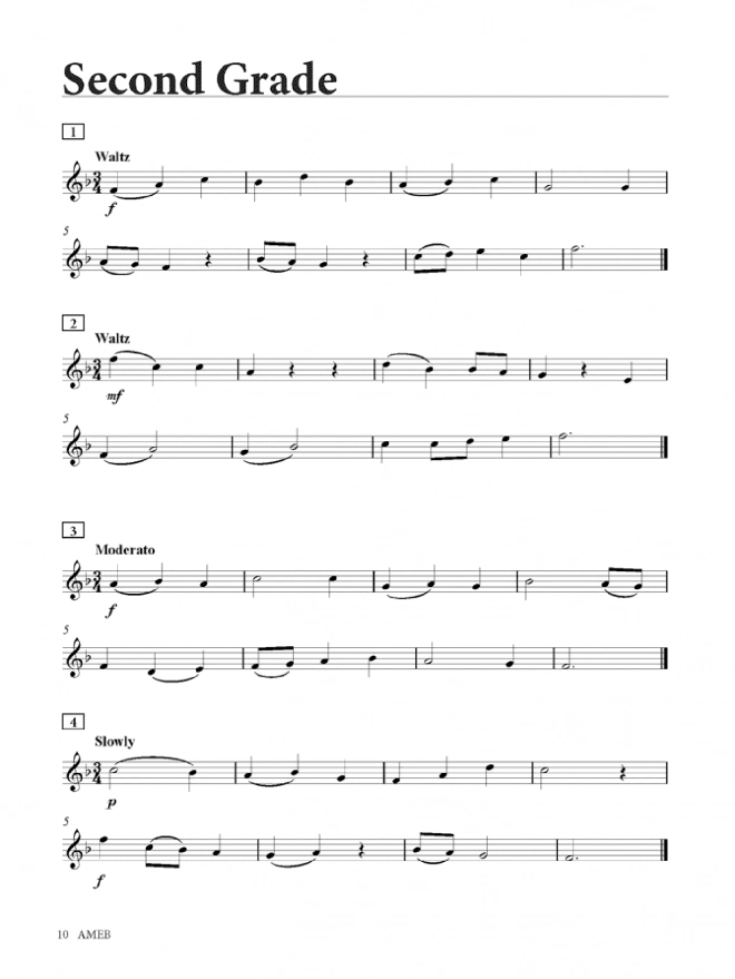 AMEB FLUTE SIGHT READING 2012
