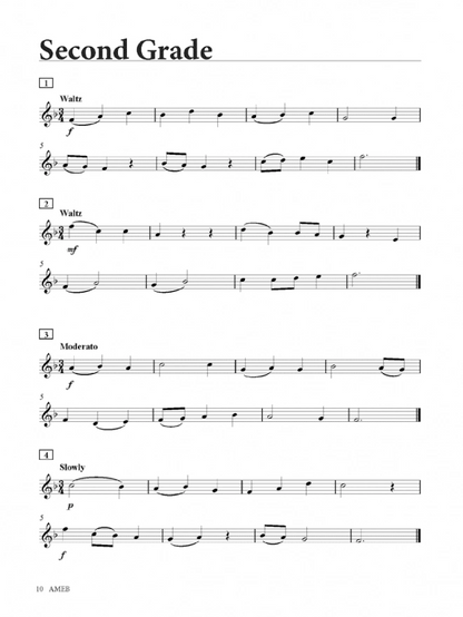 AMEB FLUTE SIGHT READING 2012